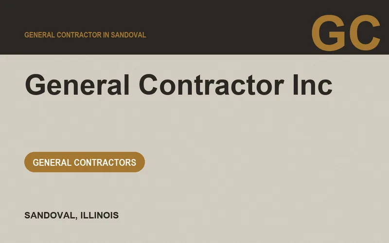 General Contractor Inc in Sandoval, Illinois