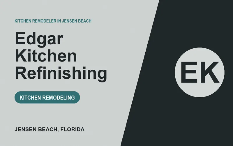 Edgar Kitchen Refinishing in Jensen Beach, Florida