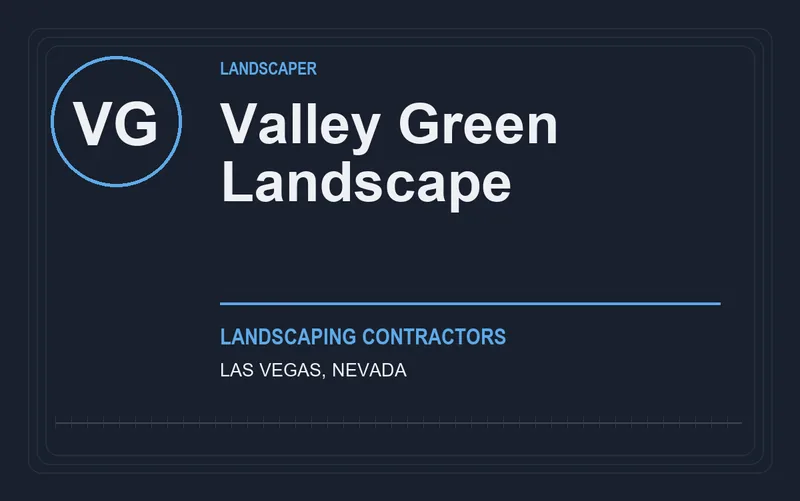 Valley Green Landscape in Las Vegas, Nevada