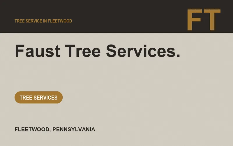 Faust Tree Services. in Fleetwood, Pennsylvania