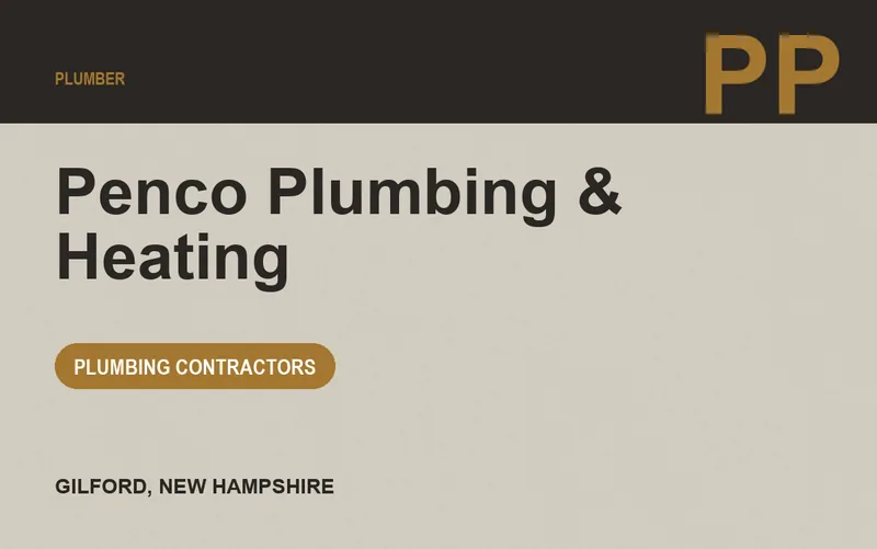 Penco Plumbing & Heating in Gilford, New Hampshire