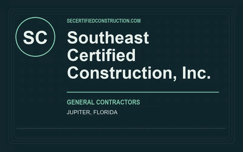 Southeast Certified Construction, Inc. in Jupiter, Florida