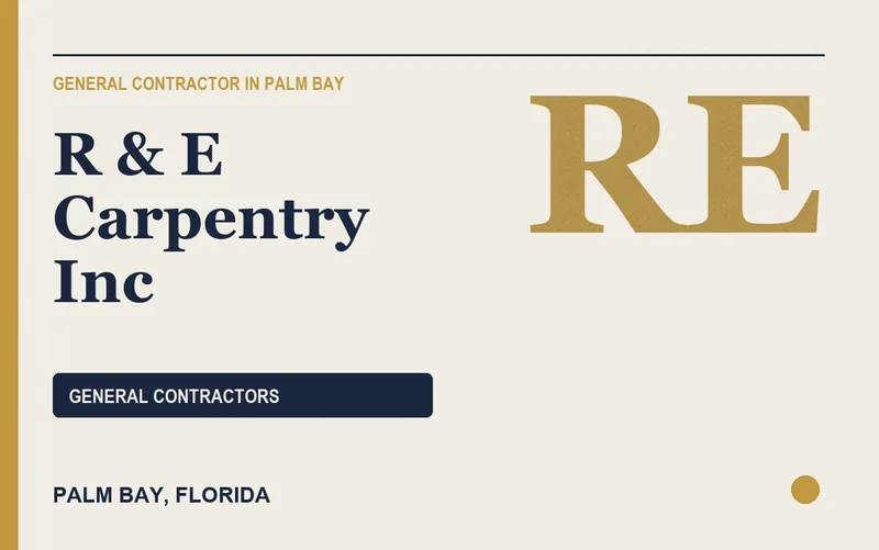 R & E Carpentry Inc in Palm Bay, Florida