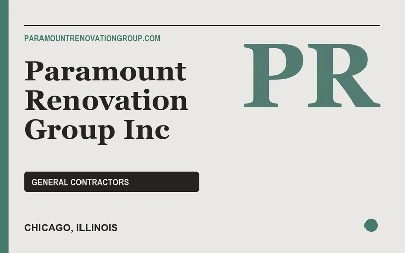 Paramount Renovation Group Inc in Chicago, Illinois