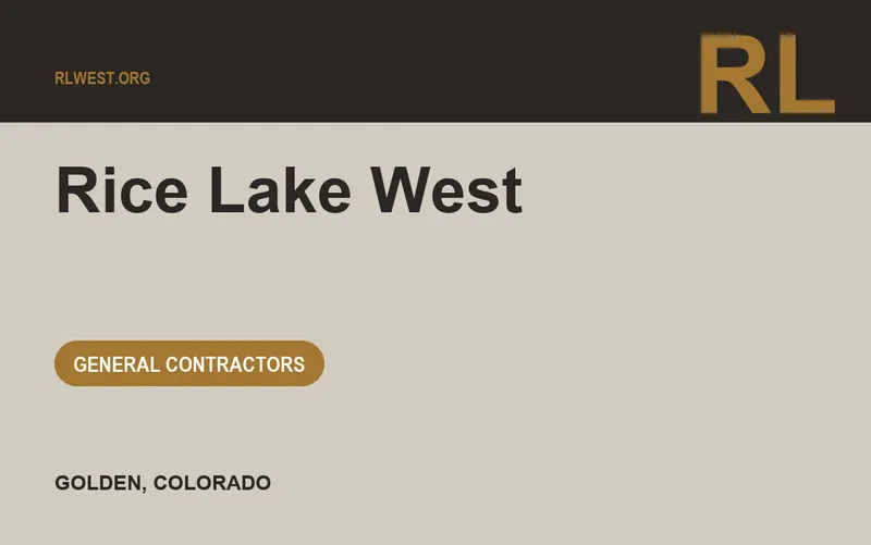 Rice Lake West in Golden, Colorado