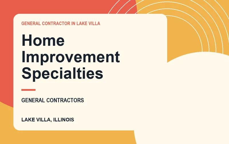 Home Improvement Specialties in Lake Villa, Illinois