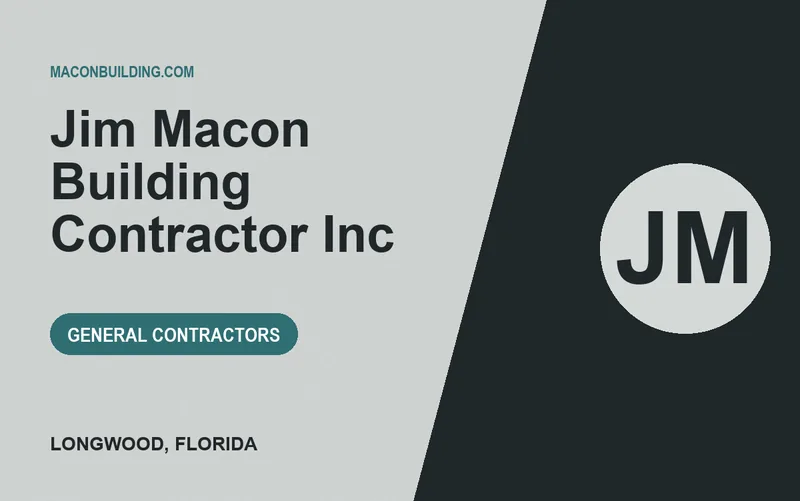 Jim Macon Building Contractor Inc in Longwood, Florida