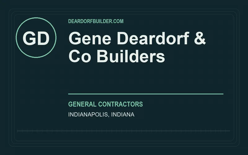 Gene Deardorf & Co Builders in Indianapolis, Indiana
