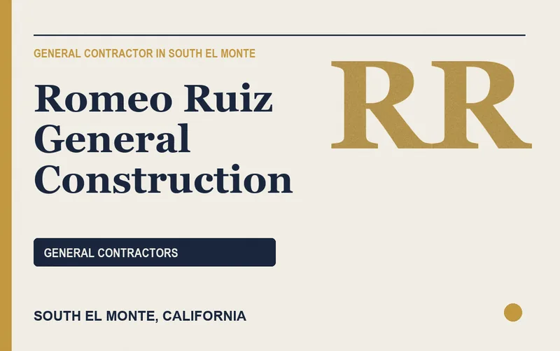 Romeo Ruiz General Construction in South El Monte, California