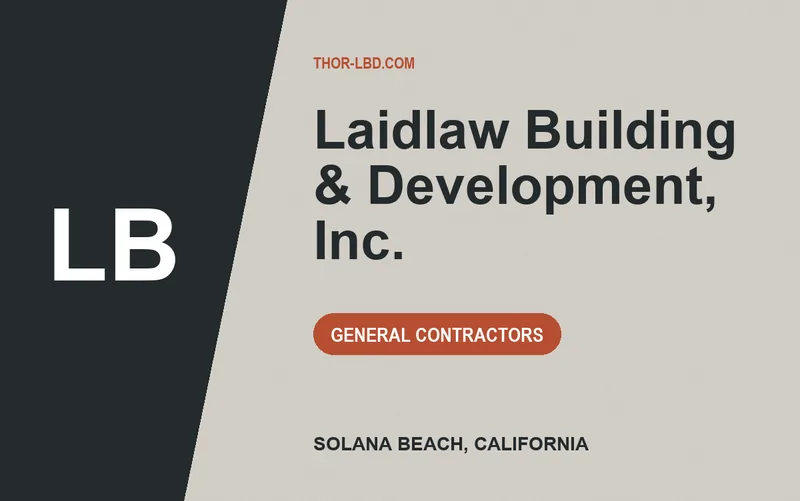 Laidlaw Building & Development, Inc. in Solana Beach, California