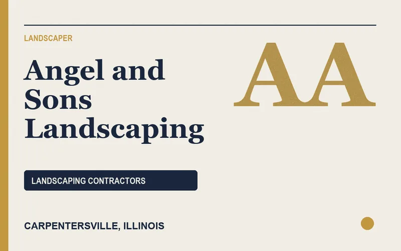 Angel and Sons Landscaping in Carpentersville, Illinois