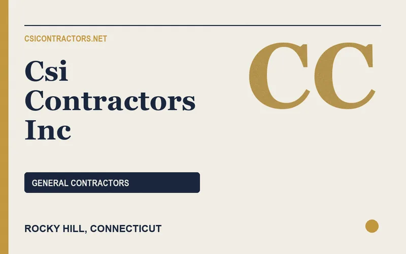 Csi Contractors Inc in Rocky Hill, Connecticut