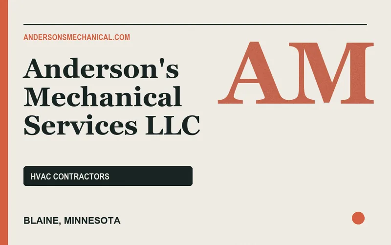 Anderson's Mechanical Services LLC in Blaine, Minnesota