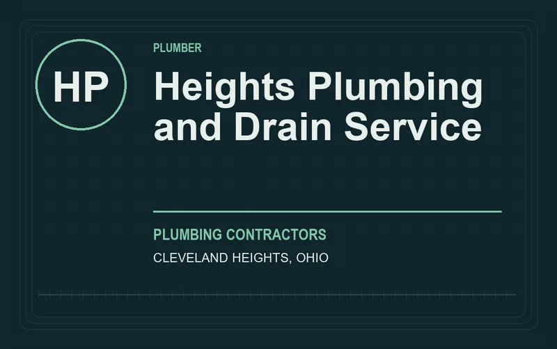 Heights Plumbing and Drain Service in Cleveland Heights, Ohio