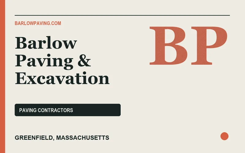 Barlow Paving & Excavation in Greenfield, Massachusetts