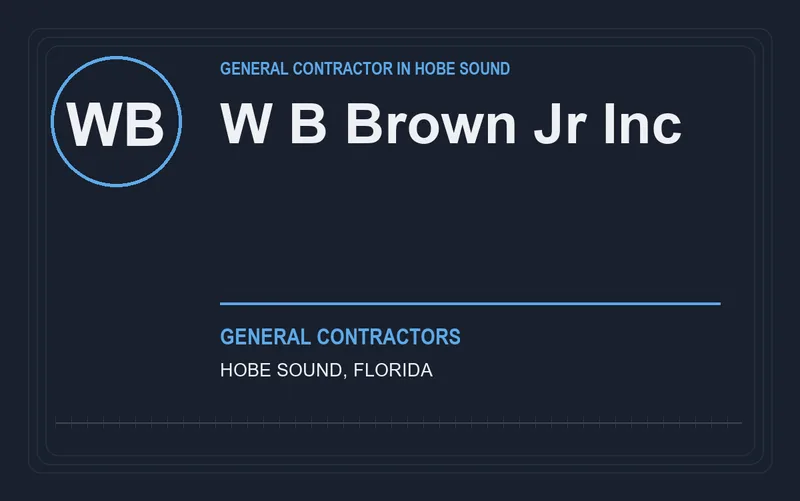 W B Brown Jr Inc in Hobe Sound, Florida