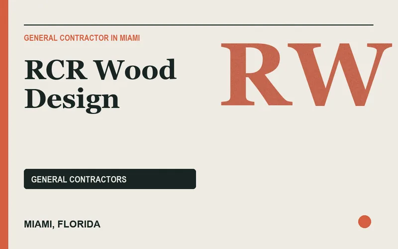 RCR Wood Design in Miami, Florida