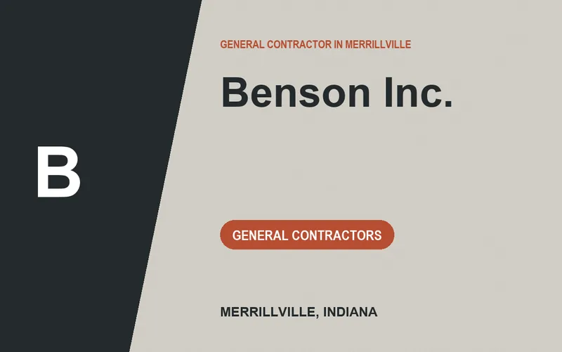 Benson Inc. in Merrillville, Indiana