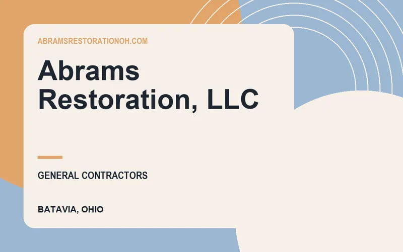 Abrams Restoration, LLC in Batavia, Ohio