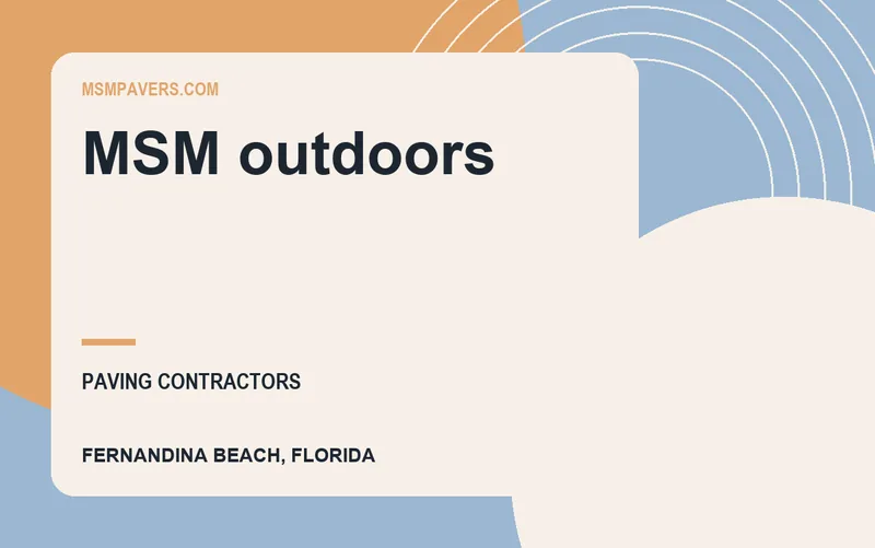 MSM outdoors in Fernandina Beach, Florida