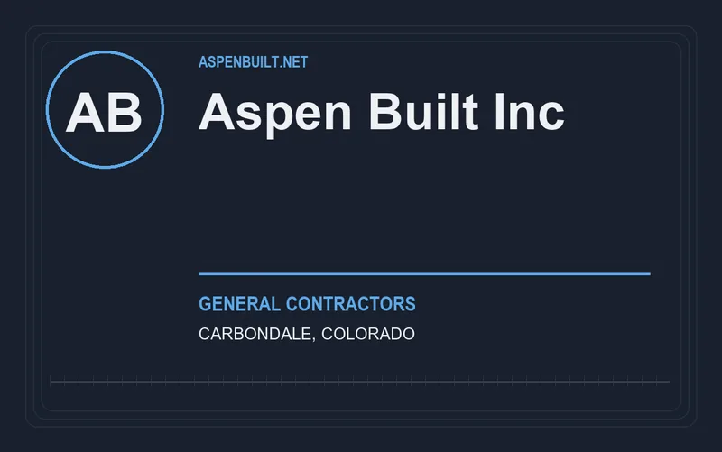 Aspen Built Inc in Carbondale, Colorado