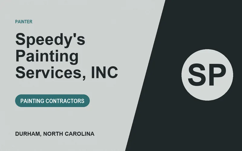 Speedy's Painting Services, INC in Durham, North Carolina