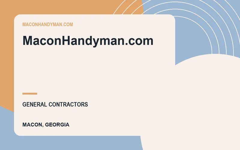 MaconHandyman.com in Macon, Georgia