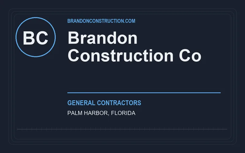 Brandon Construction Co in Palm Harbor, Florida