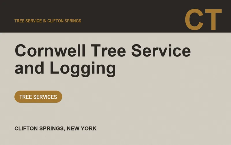 Cornwell Tree Service and Logging in Clifton Springs, New York