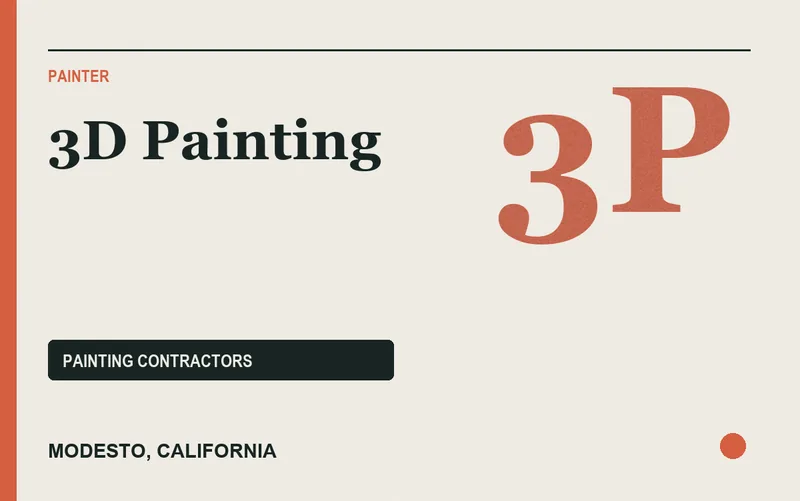 3D Painting in Modesto, California