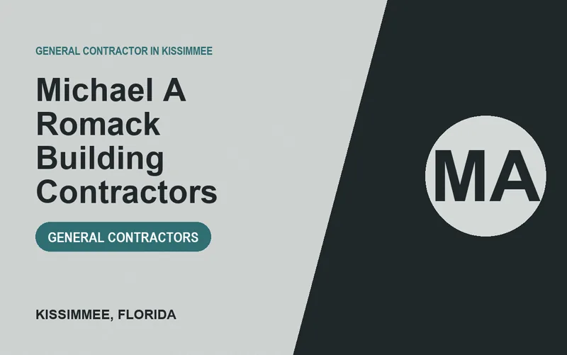 Michael A Romack Building Contractors in Kissimmee, Florida