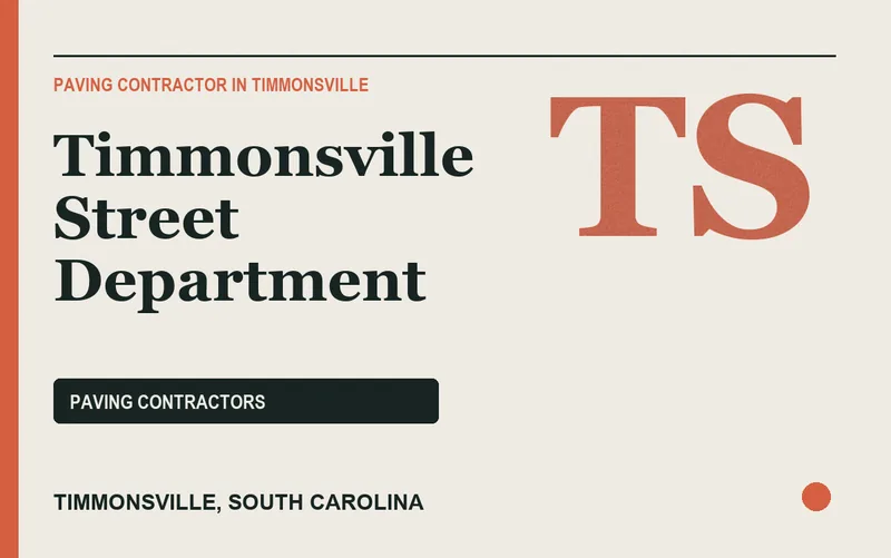 Timmonsville Street Department in Timmonsville, South Carolina