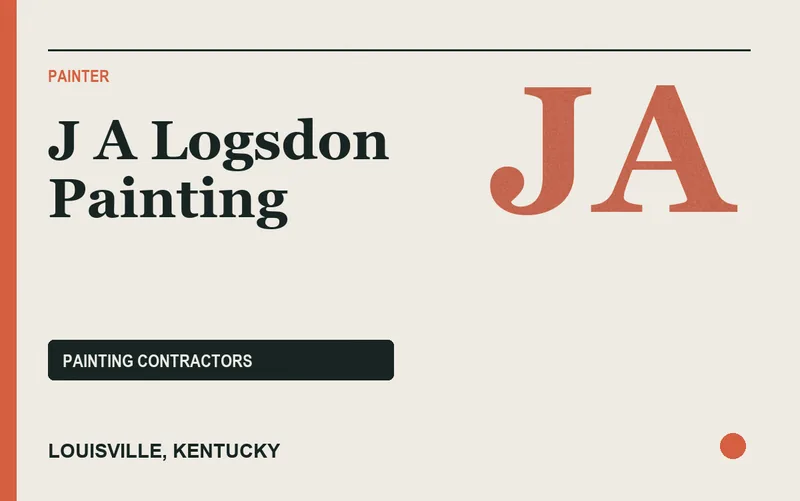 J A Logsdon Painting in Louisville, Kentucky