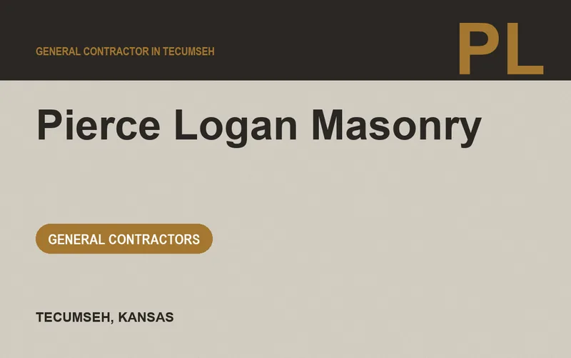 Pierce Logan Masonry in Tecumseh, Kansas