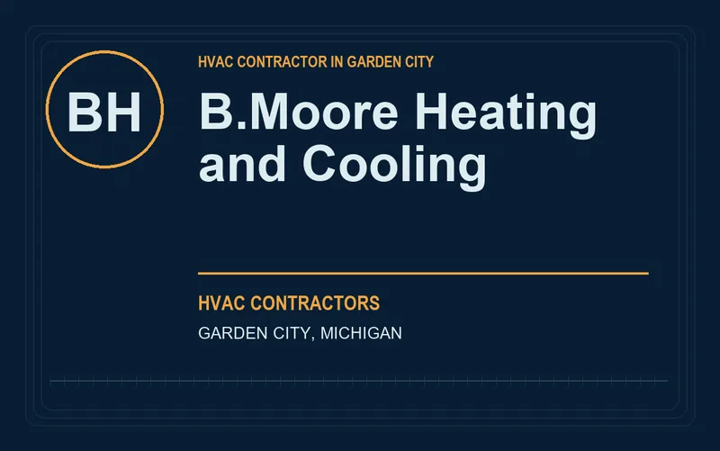 B.Moore Heating and Cooling in Garden City, Michigan
