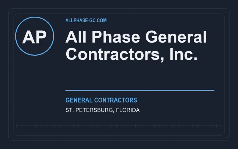 All Phase General Contractors, Inc. in St. Petersburg, Florida
