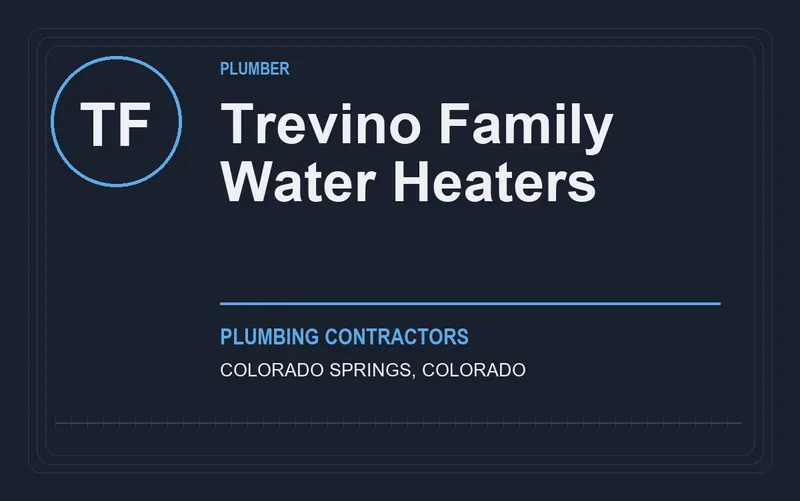 Trevino Family Water Heaters in Colorado Springs, Colorado