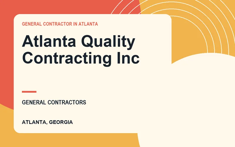 Atlanta Quality Contracting Inc in Atlanta, Georgia