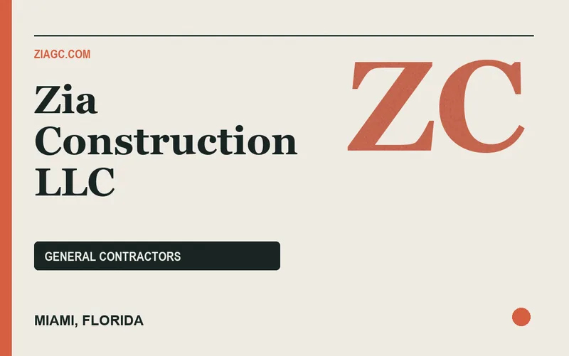 Zia Construction LLC in Miami, Florida