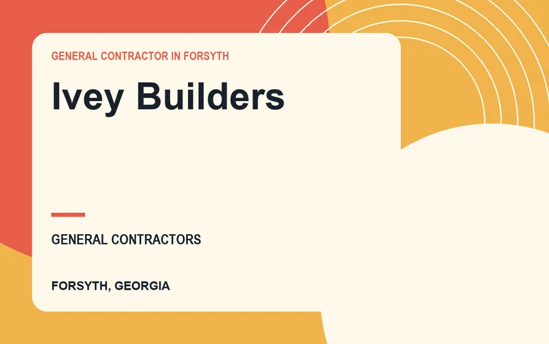 Ivey Builders in Forsyth, Georgia