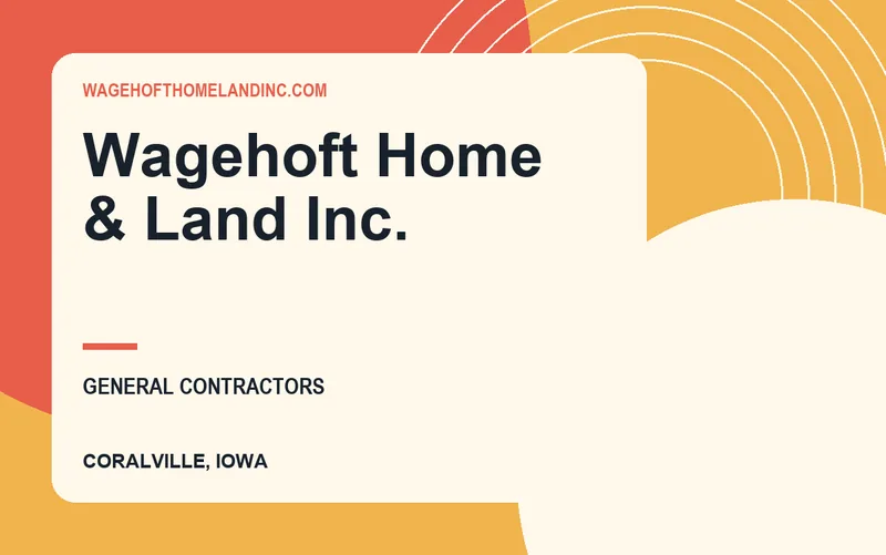 Wagehoft Home & Land Inc. in Coralville, Iowa
