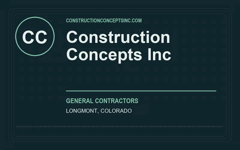 Construction Concepts Inc in Longmont, Colorado