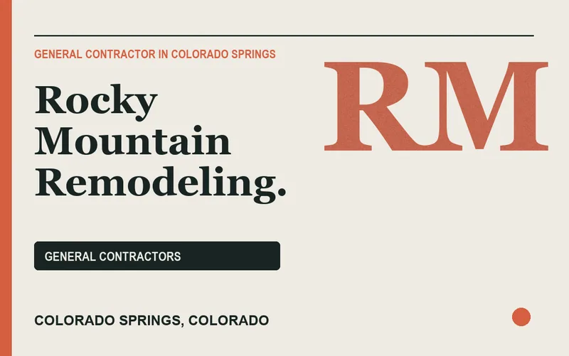 Rocky Mountain Remodeling. in Colorado Springs, Colorado