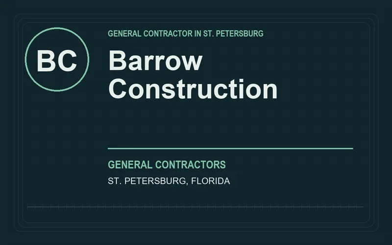 barrow construction in St. Petersburg, Florida
