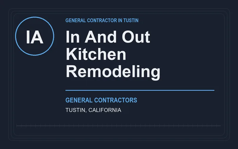 In And Out Kitchen Remodeling in Tustin, California