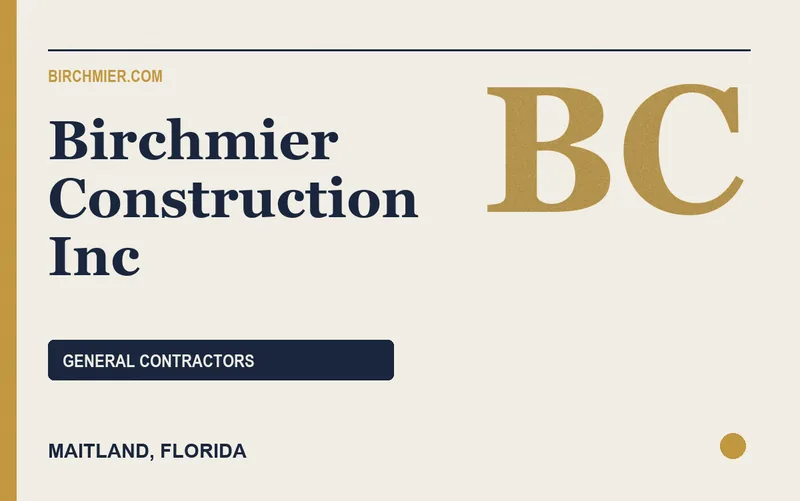 Birchmier Construction Inc in Maitland, Florida