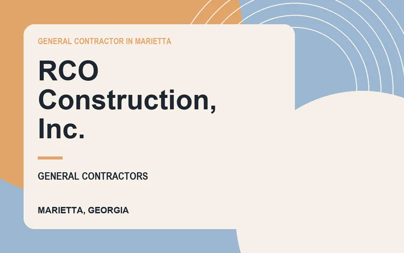 RCO Construction, Inc. in Marietta, Georgia