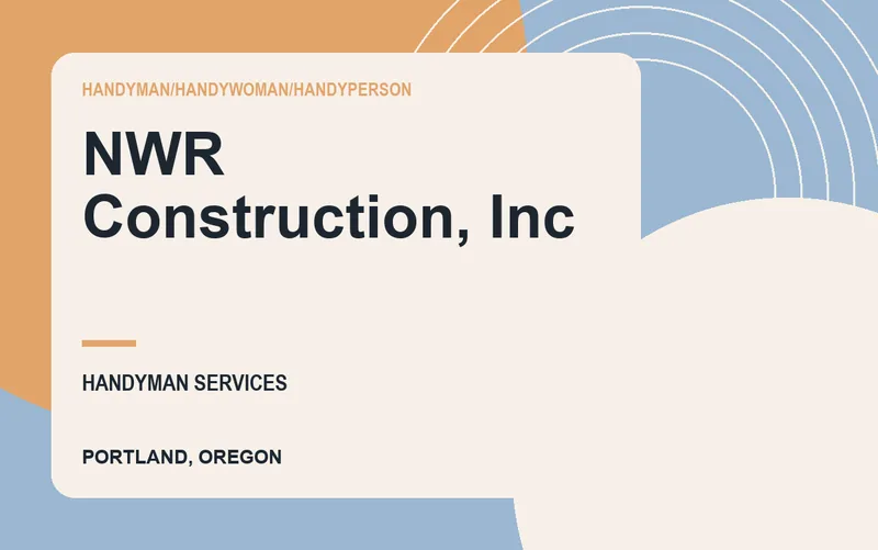 NWR Construction, Inc in Portland, Oregon