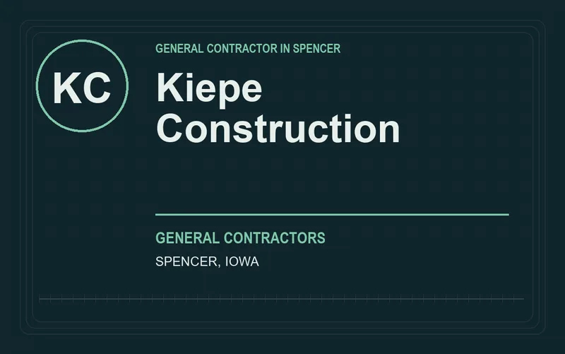Kiepe Construction in Spencer, Iowa