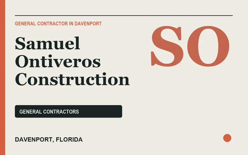 Samuel Ontiveros Construction in Davenport, Florida